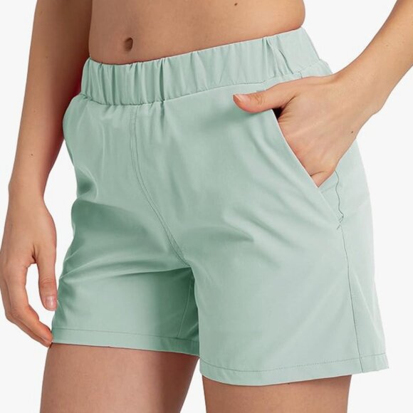 Aqua Gym Fitness Quick Dry 4" Athletic Shorts - Picture 3 of 6